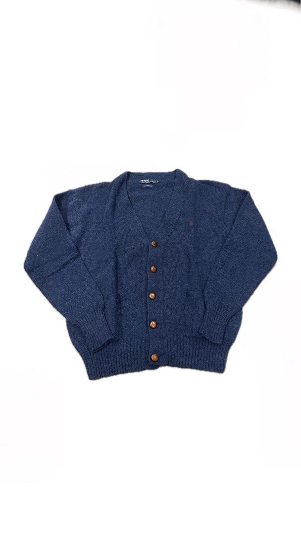Ralph Lauren Lambwool Cardigan (Category: Activewear) located in Manila. Submitted by choooooochoooo (Listing ID 1463919208, Image 1). Description: Fixed hole and pinhole.