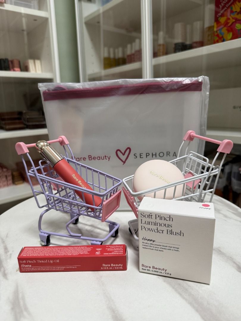 RARE BEAUTY Set (Category: Makeup) located in Quezon City. Submitted by happyfactoryph (Listing ID 1463904890, Image 1). Description: 🛍️ RARE BEAUTY Set FB/IG Price - P4,490 E-Commerce Price - P5,990 Available now at Happy Factory PH! SHOP DETAILS 💳 Mode of Payment: COD, BPI, BDO, Metrobank, GCash 📍 Pick-up: Marikina Heights 🚚 Shipping: Grab, Lalamove, J&T, LBC ⭐ ORDER FORM Name: Order(s): Contact Number: Delivery Address: ⭐ Prices listed ref