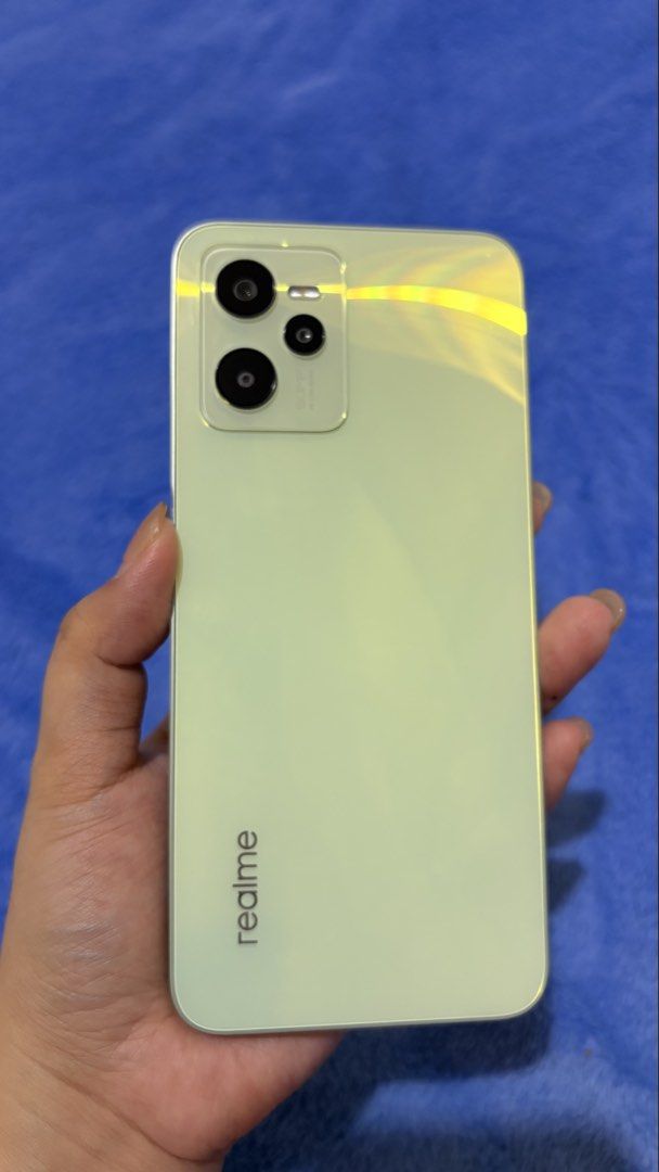 Realme C35 4GB/64GB (Category: Other Mobile & Gadget Accessories) located in Rizal. Submitted by maurchive (Listing ID 1463861379, Image 2). Description: Realme C35 4GB/64GB in Glowing Green 💚 📱 64GB storage 🔌 Charger included ✨ 100% smooth and fully functional 💼 Used mainly as a work phone 💰 4,000 — negotiable.