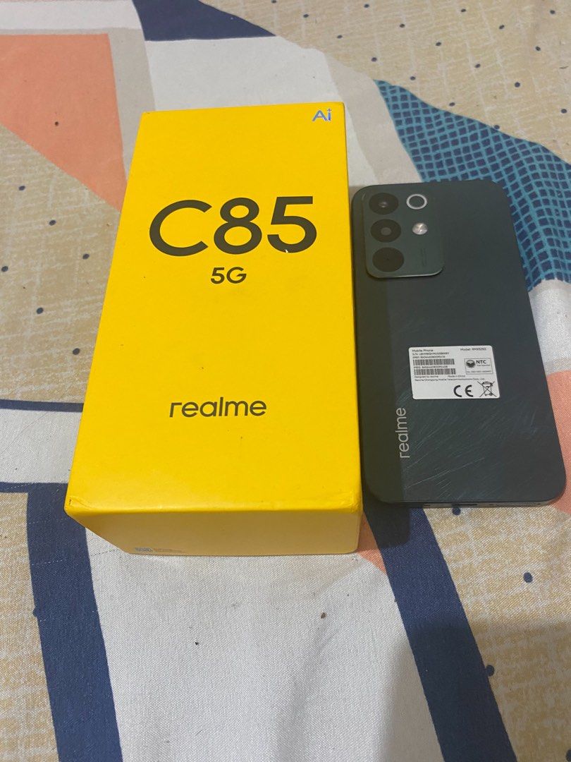 REALME C85 5G (Category: Realme) located in Magalang. Submitted by hanibowter (Listing ID 1463854912, Image 1). Description: Good Battery No scratches No Issues Meet up or Delivery(Payment First).
