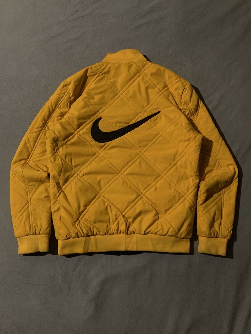 REVERSIBLE BOMBER BIG SWOOSH NIKE (Category: Hoodies) located in Cavite. Submitted by thrift_2find (Listing ID 1463928921, Image 1). Description: 20x27 issue no pull up zipper and stains (need wash).