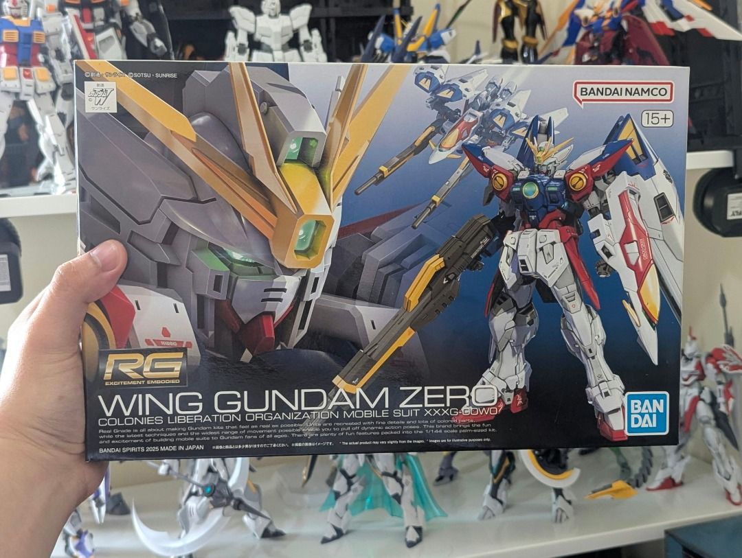 RG Gundam Wing Model Kits (Category: Gundam & Model Kits) located in Quezon City. Submitted by eomsan (Listing ID 1463783966, Image 1). Description: PLEASE READ BEFORE INQUIRY FOR SALE ONLY, WYSIWYG 1/144 RG Bandai Gundam Wing Kits 1. RG Gundam Epyon (Built, complete parts) - 1800 2. RG Gundan Wing Zero TV - 2500 3. RG Gundam Wing Zero EW - 2000 BUNDLE PRICE - 6100 ✅Unbuilt kits, unless stated ✅Complete parts ✅Other kits comes with decals & stick