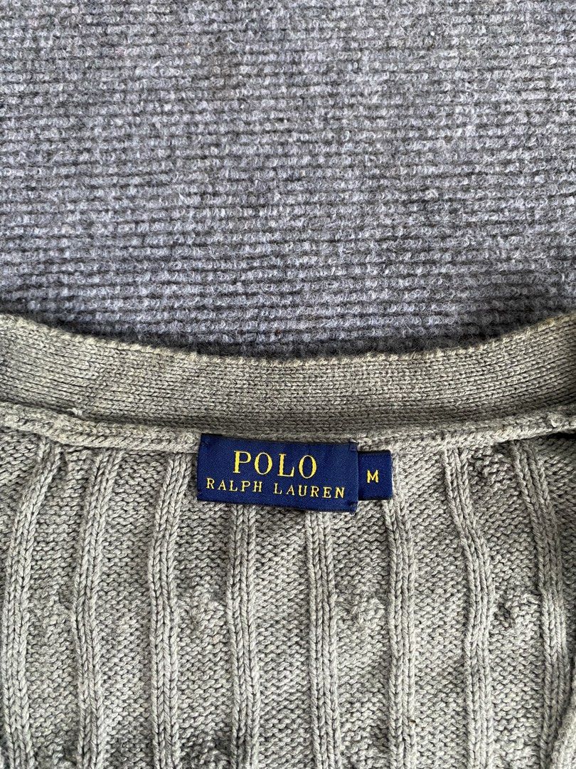 RL Womens Cable-Knit Cardigan (Category: Coats, Jackets and Outerwear) located in Tandag. Submitted by ChristianThrift (Listing ID 1463835981, Image 2). Description: RL Womens Cable-Knit Cardigan •Excellent Condition •10/10 Color rate •Size M •Width 18 •Length 27 •No issues DM.