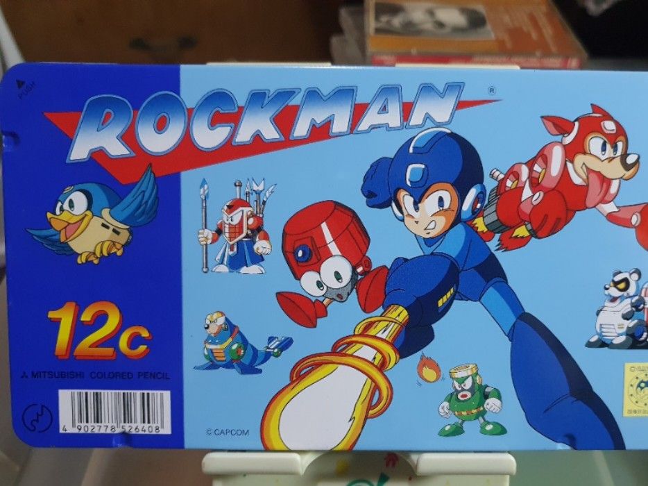 Rockman X Mitsubishi Colored Pencils (Category: Character Goods) located in Quezon City. Submitted by collectionneursonline88 (Listing ID 1463932109, Image 3). Description: - Vintage Rockman (Mega Man) tin - Includes 12 original Mitsubishi colored pencils - Pencils appear unused - Tin has minor scuffs from storage - Perfect for collectors or artists - Fun retro gaming memorabilia 🔄 Meetups Balintawak Camachile 7/11 Quezon City 🛵 Shipping : - La