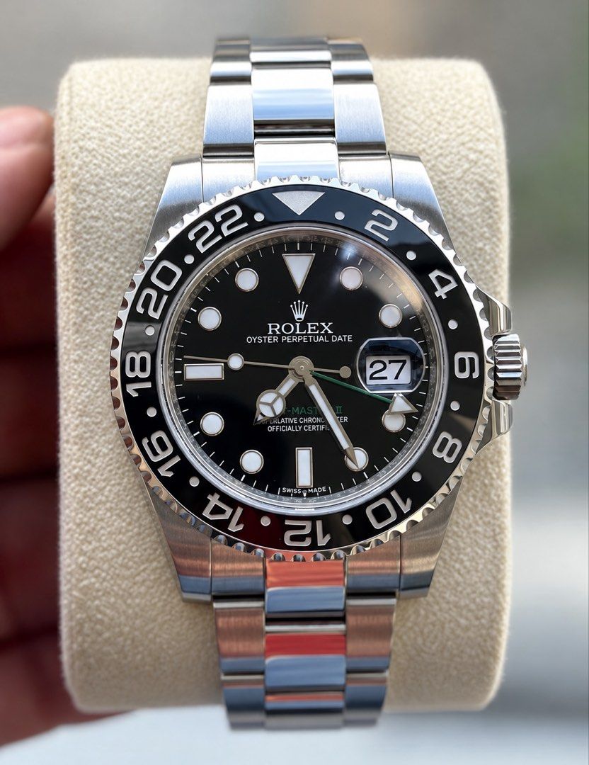 Rolex GMT Master II “Green arrow” (Category: Men's Watches) located in Manila. Submitted by watchguyph (Listing ID 1463874235, Image 1). Description: 745k Rolex GMT Master II 116710 40mm Full set Condition 9.7/10 Pm for inquiries .