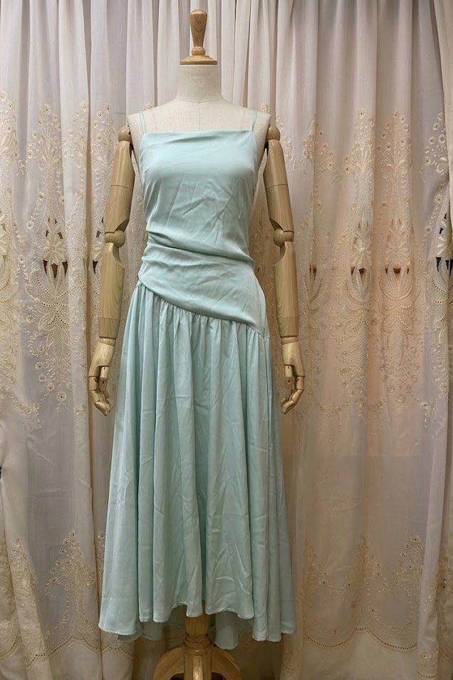 Sage Green Silk Dress (Category: Evening dresses & gowns) located in Trece Martires City. Submitted by reloveandrestyle (Listing ID 1463876863, Image 1). Description: Selling this lovely light mint green / sage camisole midi dress! Perfect for summer outings, formal dinners, bridesmaids, photo shoots, or garden parties..