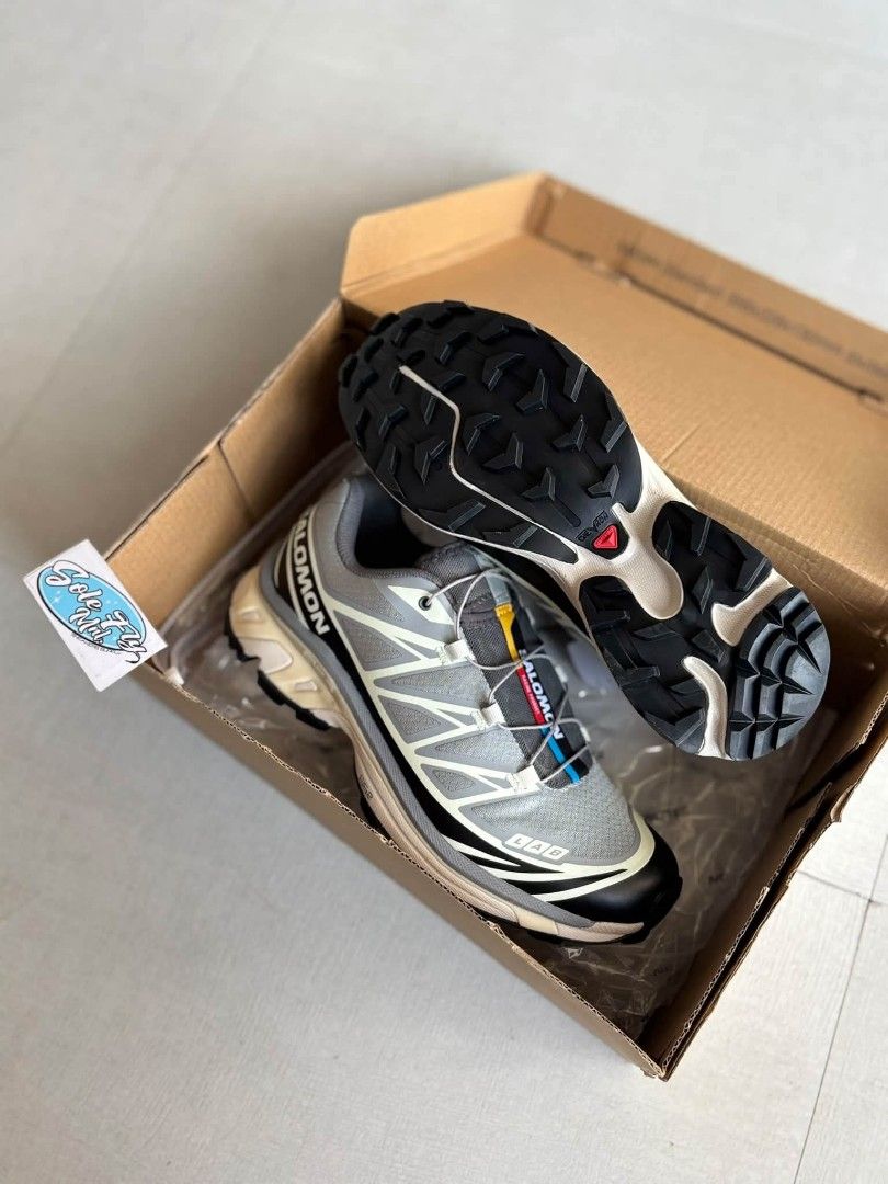 SALOMON XT6 PHANTOM GREY (Category: Sneakers) located in Manila. Submitted by solefly_mnl.26 (Listing ID 1463810736, Image 3). Description: SALOMON XT6 PHANTOM grey bnew 2499+sf available sz 41 to 45 mens actual pic posted!!! onhand ready to lalamove/ship via jrs novaliches qc area dm us for orders📩 fb page: solefly mnl v2.