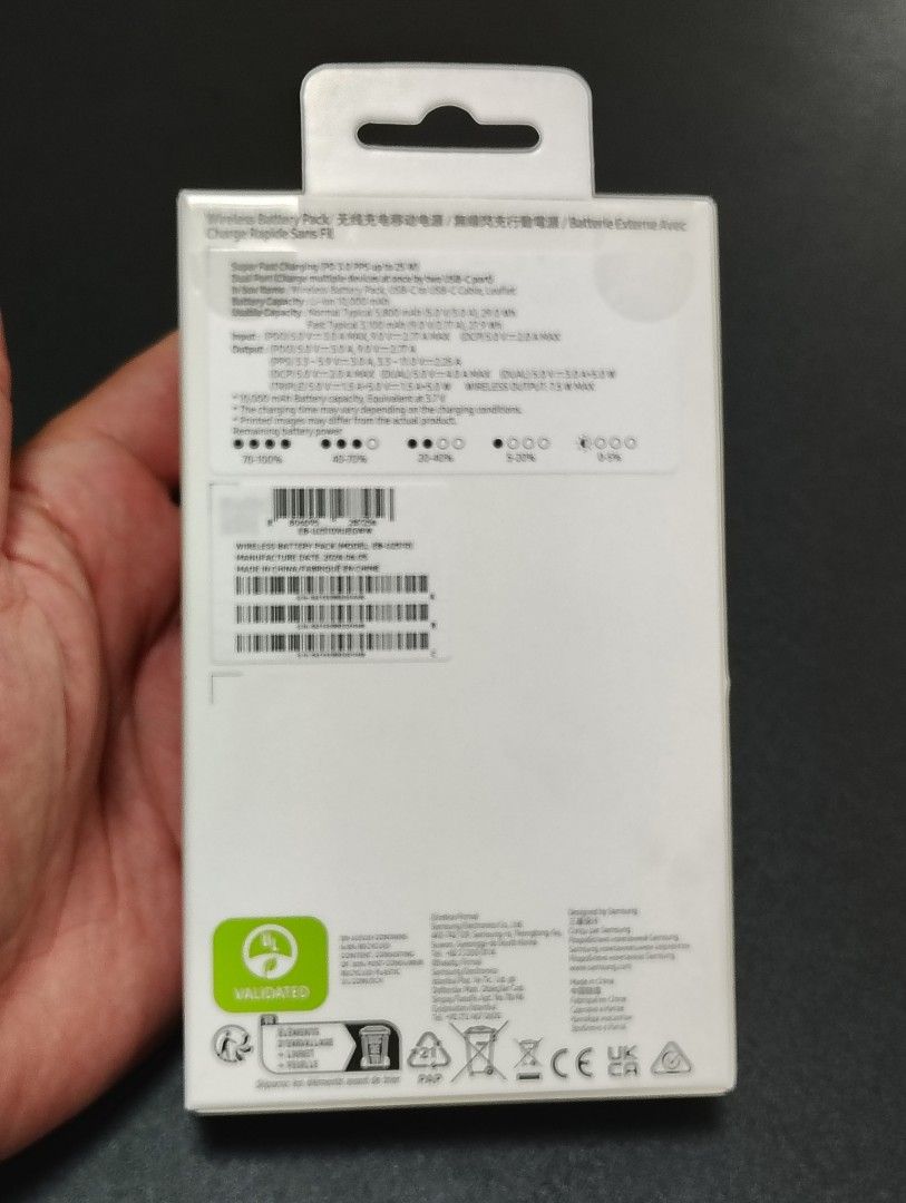 SAMSUNG 25W BATTERY PACK WIRELESS 10,000mah (Category: Batteries & Power Banks) located in Antipolo. Submitted by angelo2025 (Listing ID 1463927108, Image 2). Description: FOR SALE 1,500 SAMSUNG 25W BATTERY PACK WIRED AND WIRELESS TYPE BRANDNEW & SEALED PM ME FREE DELIVERY IN METROMANILA.