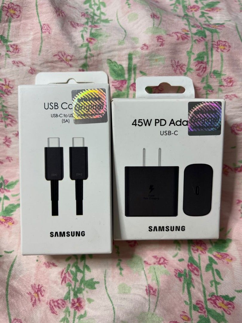SAMSUNG 45W PD ADAPTER USB C (Category: Cables & Chargers) located in Manila. Submitted by itsashy (Listing ID 1463853695, Image 1). Description: .