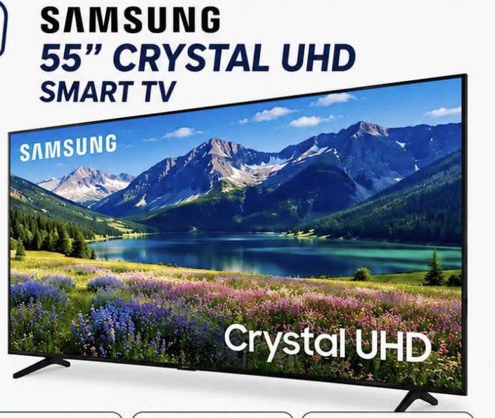 Samsung 55" Crystal UHD Smart TV (Category: TV) located in Makati City. Submitted by triangelo16 (Listing ID 1463936987, Image 1). Description: - Brand New and Authentic Samsung 55-inch Crystal UHD Smart TV - Vibrant colors and great picture quality - Ideal for movies and gaming - Built-in Smart TV features for easy streaming access - Includes original stand - Ready for its new home! -SRP ₱32,990.