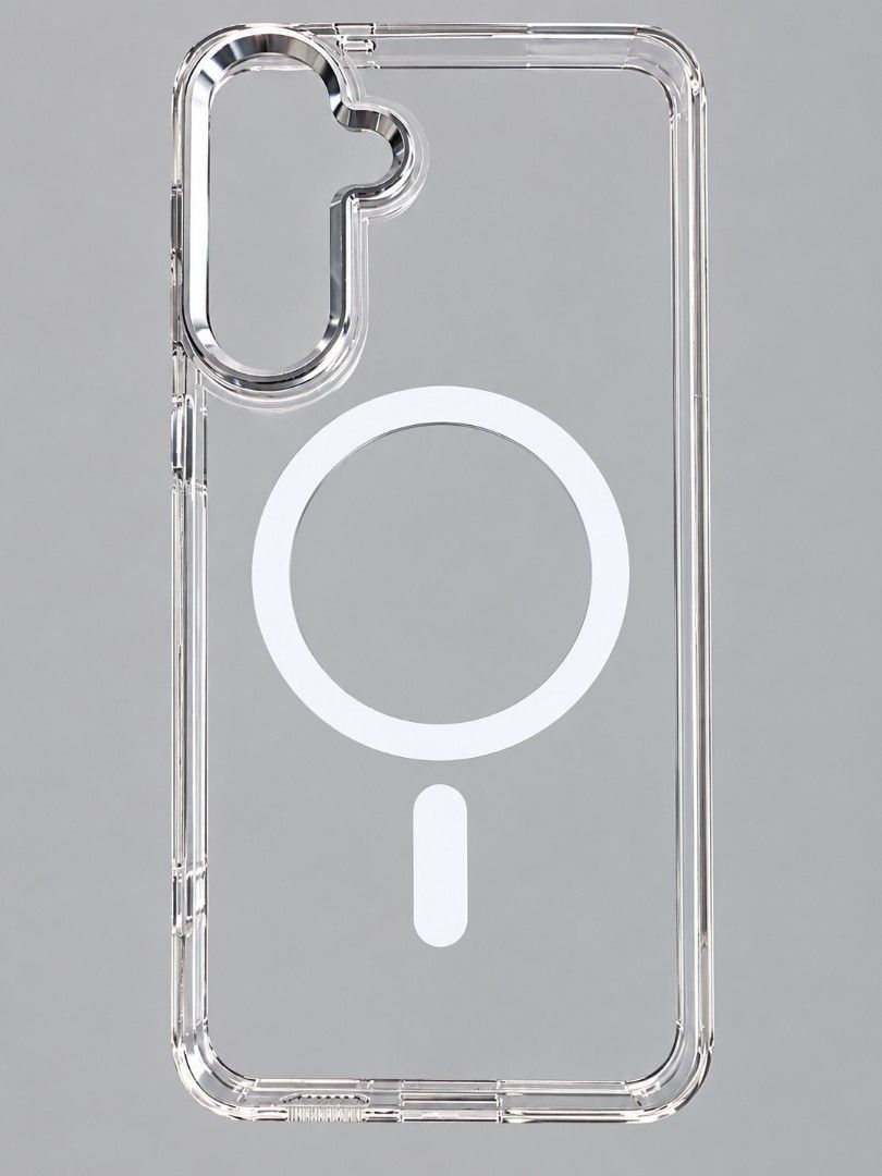 Samsung Galaxy S25 FE Magnetic Clear Case (Category: Cases & Sleeves) located in Manila. Submitted by bluecore07 (Listing ID 1463926281, Image 1). Description: ✨ Brand New / Excellent Condition • Clear transparent design – shows off your S25 FE while providing protection • Built-in magnetic ring for magnetic/MagSafe-compatible chargers and accessories • Raised edges for added screen and camera protection • Slim, lightweight, and comfortable to ho