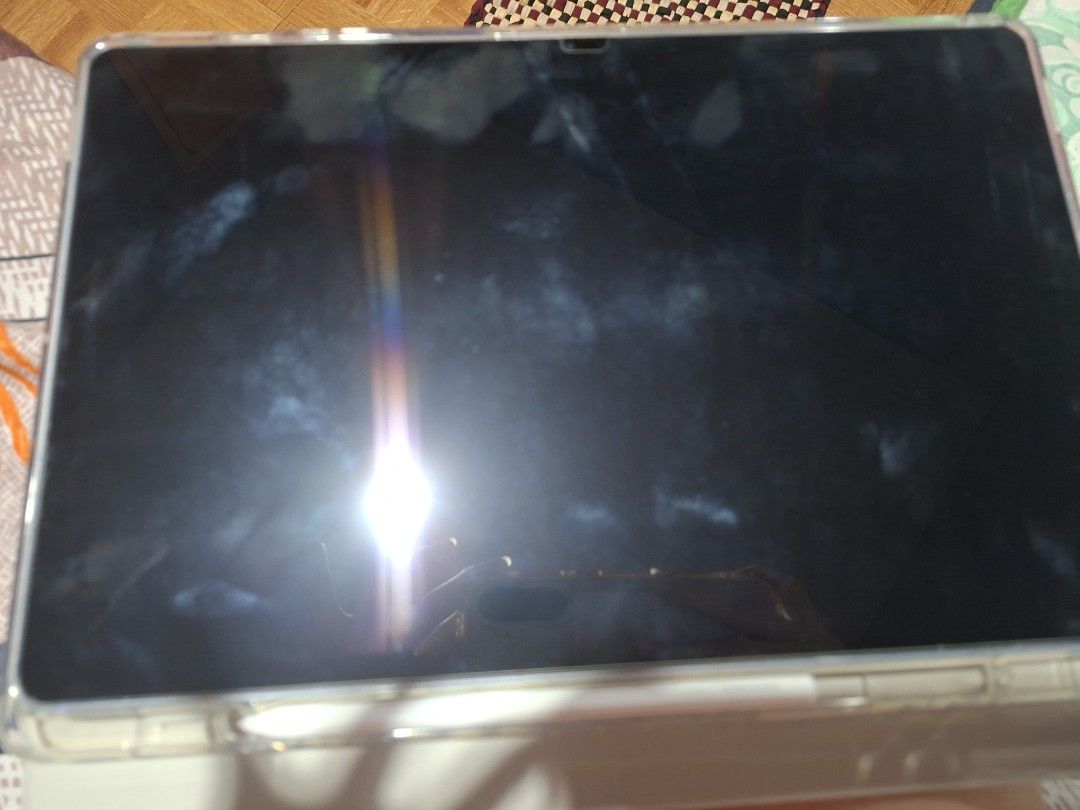 SAMSUNG TAB S10 FE+ 5G (Category: Samsung) located in Manila. Submitted by everlyyell (Listing ID 1463879178, Image 3). Description: READ FIRST‼️‼️ ✅️ samsung tab s10 fe+ 5G ✅️ in color blue ✅️ NTC APPROVED ✅️ lady owner ✅️ no flaws, bents, or dents. good as new ✅️ smooth and all working ✅️ already have a tempered ✅️ camera is good ✅️ speaker is good ✅️ spen is working and orig ✅️ included box, cable, spen, case (if u want), additional nibs, addi