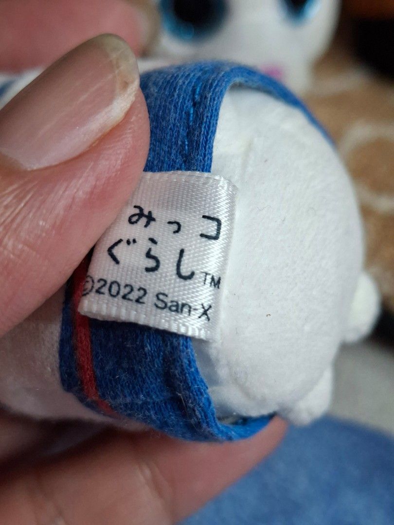 San-X Hamu Sushi Plush Toy (Category: Plushies & Soft Toys) located in Lucena. Submitted by dai_suki (Listing ID 1463846335, Image 3). Description: - Adorable San-X Hamu Sushi plush toy - Features a cute sailor-like outfit with blue and red accents - Small and portable, perfect for collecting - Makes a wonderful small gift - Released in 2022.