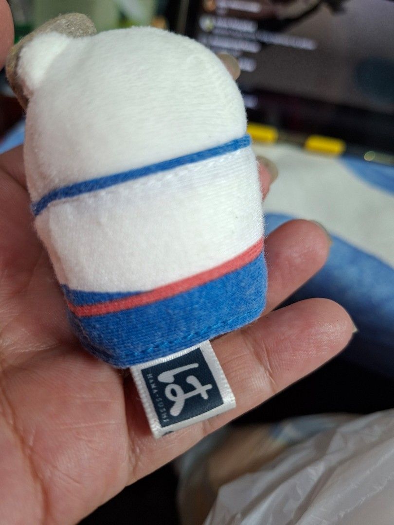San-X Hamu Sushi Plush Toy (Category: Plushies & Soft Toys) located in Lucena. Submitted by dai_suki (Listing ID 1463846335, Image 2). Description: - Adorable San-X Hamu Sushi plush toy - Features a cute sailor-like outfit with blue and red accents - Small and portable, perfect for collecting - Makes a wonderful small gift - Released in 2022.