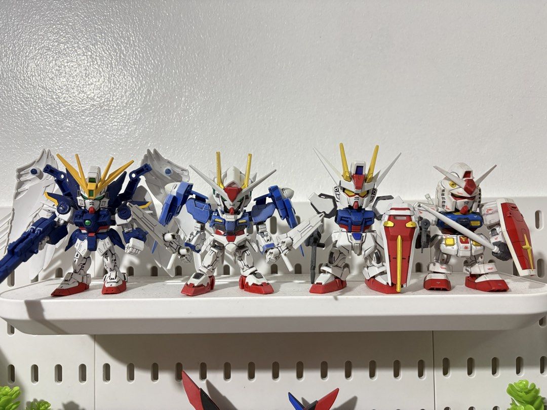 SD Gundam Model Kits - Various Mobile Suits (Category: Gundam & Model Kits) located in Cainta. Submitted by kgncollectibles (Listing ID 1463864365, Image 3). Description: Gundam SD EX set for sale 1500 for the set (each costs 450 SRP) MAGBASA: Set only All complete, but some have issues (pls see pics) Some are painted/top coated Some have frosting top coat (can be fixed with gloss top coat) All manuals included No boxes RFS: Declutter Cainta, Riz
