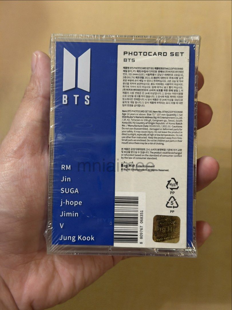 Sealed BTS HYBE INSIGHT Pc Photocard Set (Category: K-Wave Merchandise) located in Pasay City. Submitted by aimee_ssi (Listing ID 1463930488, Image 2). Description: .