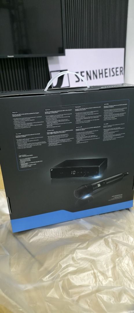 Sennheiser XSW 1-825 Wireless Microphone (Category: Microphones) located in Pasig City. Submitted by minyey (Listing ID 1463805811, Image 2). Description: Selling Sennheiser XSW 1-825 Wireless Microphone: Meet-up Mercedes Pasig / Greenfield Mandaluyong or Grab, Lalamove, etc by buyer Text me for faster transaction 09054142859 Stock: On hand Price: Negotiable Condition: Brand new Warranty: 1 year Package: EM-XSW 1 Rack Receiver x1 SKM 825-XSW Hand