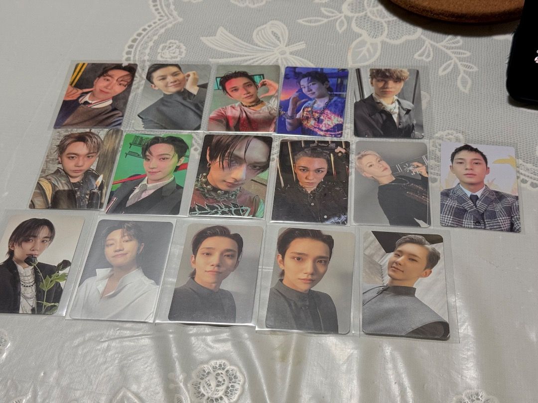 SEVENTEEN Photocards - Various Members (Category: K-Wave Merchandise) located in Caloocan City. Submitted by gyuseokkies (Listing ID 1463785682, Image 3). Description: various member photocard including POBs and fansign pcs.