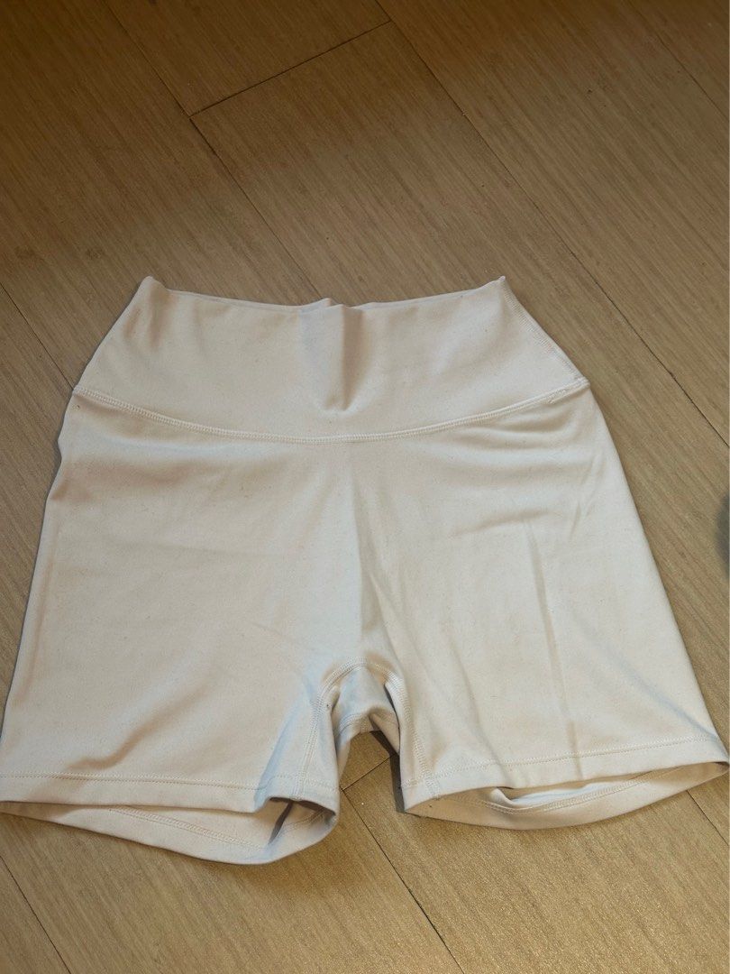 Shape High Waisted Shorts Beige - Large (Category: Shorts) located in Mandaluyong City. Submitted by youarecutejeans (Listing ID 1463818876, Image 1). Description: - Brand: Shape - Style: High Waisted Biker Shorts - Size: L - Material: 80% Polyester, 20% Spandex - Designed in: Philippines - Perfect for: Workouts or casual wear I sell a matching top too just msg for when worn .