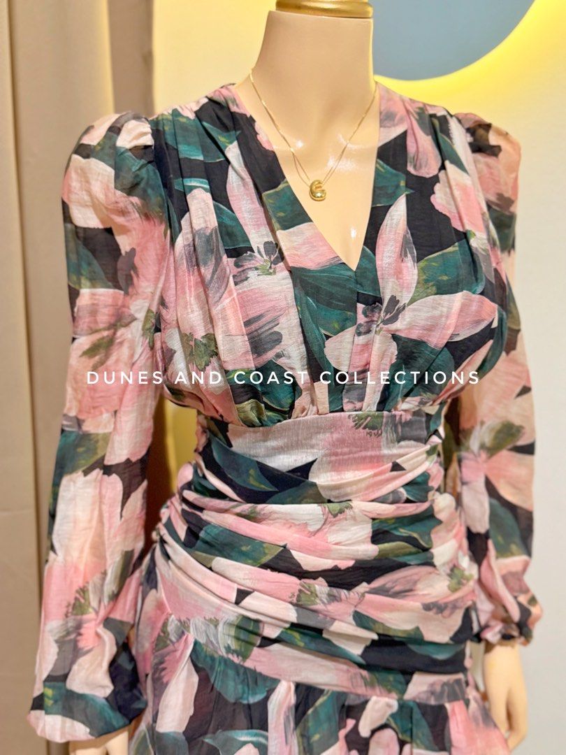 Sheike - Pink Floral Mini Dress (Category: Dresses) located in Pasay City. Submitted by dunesandcoast.co (Listing ID 1463917287, Image 2). Description: Tag size: AU 6 - Bestfit: XS-S Bust: up to 34” Waist: up to 24” .