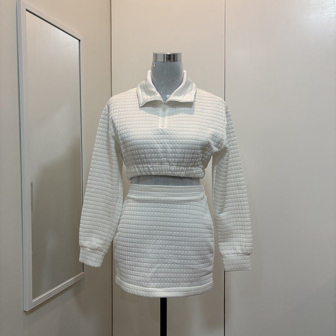Shein Waffle Coords (Category: Sets or Coordinates) located in Angeles City. Submitted by declutteredcloset_ (Listing ID 1463907365, Image 1). Description: Xs-s.