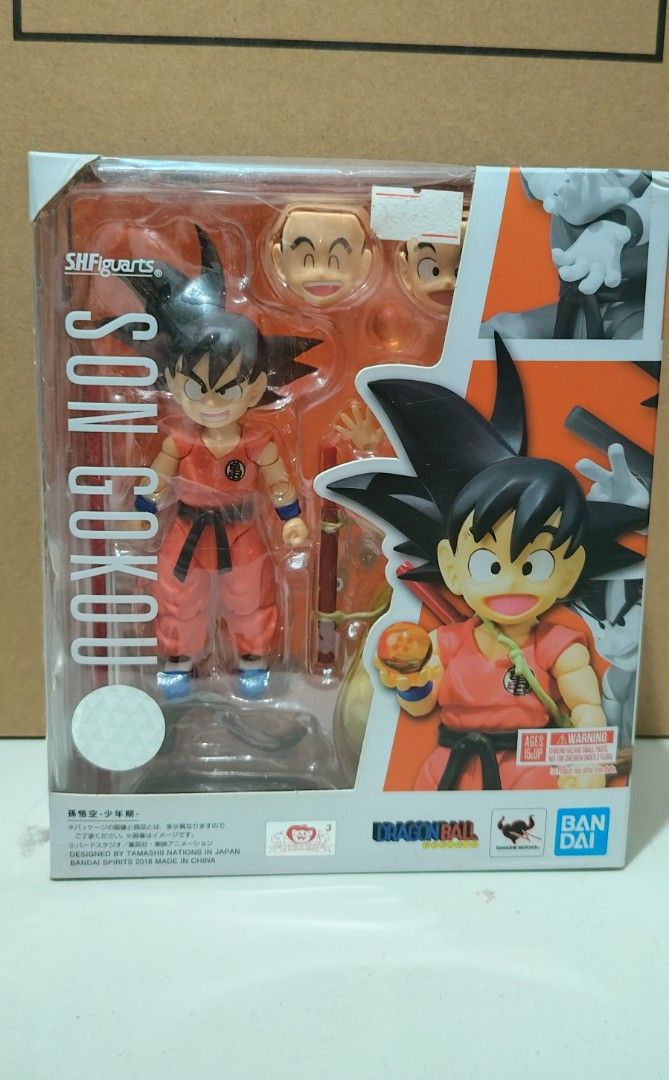 Shfiguarts kid Goku (Category: Action & Battle Toys) located in Calamba. Submitted by crissduque0042 (Listing ID 1463896301, Image 1). Description: Shfiguarts Kid Goku Price: ₱5000.00 -new/sealed -Authentic Courier: -Lalamove(buyer will book) or LBC-cop(shipping fee only) MOP: -bank transfer/paymaya/gcash Meet up: -SM Calamba or Calamba Cityhall.