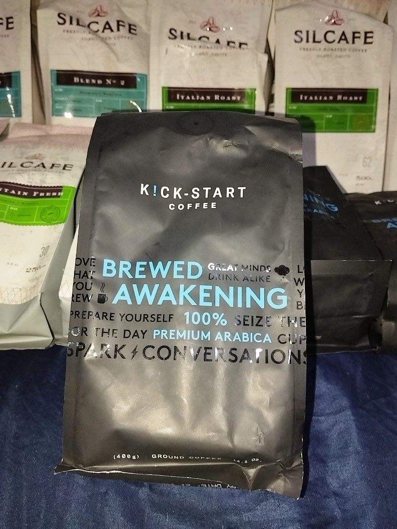 Silcafe (Category: Coffee & Tea Tableware) located in Manila. Submitted by markrashied (Listing ID 1463898903, Image 3). Description: ☕ COFFEE FOR SALE! ☕ Fresh coffee for your daily brew! Perfect for coffee lovers, home brewing, or as a gift. 🤎 📌 AVAILABLE STOCKS: ☕ Kick-Start Brewed Awakening Ground Coffee – 400g 💰 ₱475 | 📦 3 pcs available ☕ Silcafé Italian Roast Ground Coffee – 500g 💰 ₱485 | 📦 4 pcs available ☕ Silcafé Blend No. 2 Ground