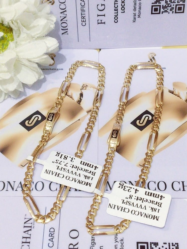 slim monaco bracelet 18k gold (Category: Bracelets) located in Manila. Submitted by primejewelry (Listing ID 1463751010, Image 3). Description: .