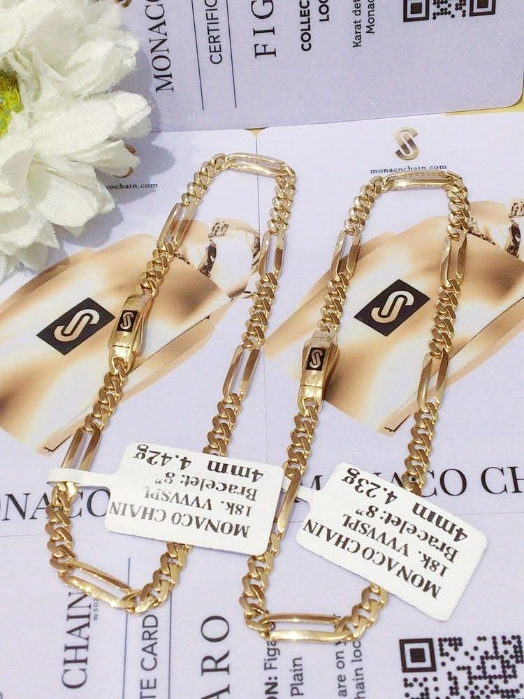 slim monaco bracelet 18k gold (Category: Bracelets) located in Manila. Submitted by primejewelry (Listing ID 1463751010, Image 2). Description: .