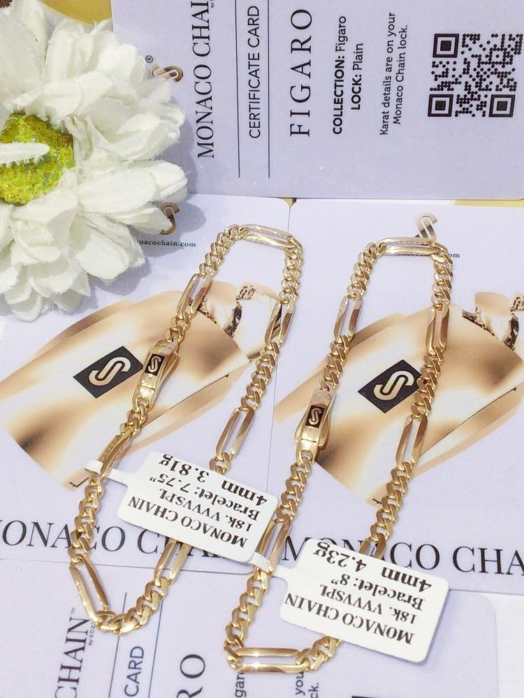 slim monaco bracelet 18k gold (Category: Bracelets) located in Manila. Submitted by primejewelry (Listing ID 1463751010, Image 1). Description: .