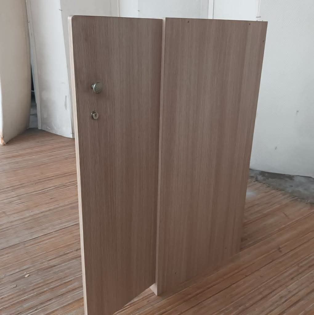 Slim Wardrobe (Category: Shelves, Cabinets & Racks) located in Meycauayan. Submitted by marygracecasimiro (Listing ID 1463935870, Image 3). Description: Compact Slim Wardrobe 3pcs Available L12 x W18 x H37.5 Price: 3,200 each🩷🧡 #highligths #followersandnonfollowers.