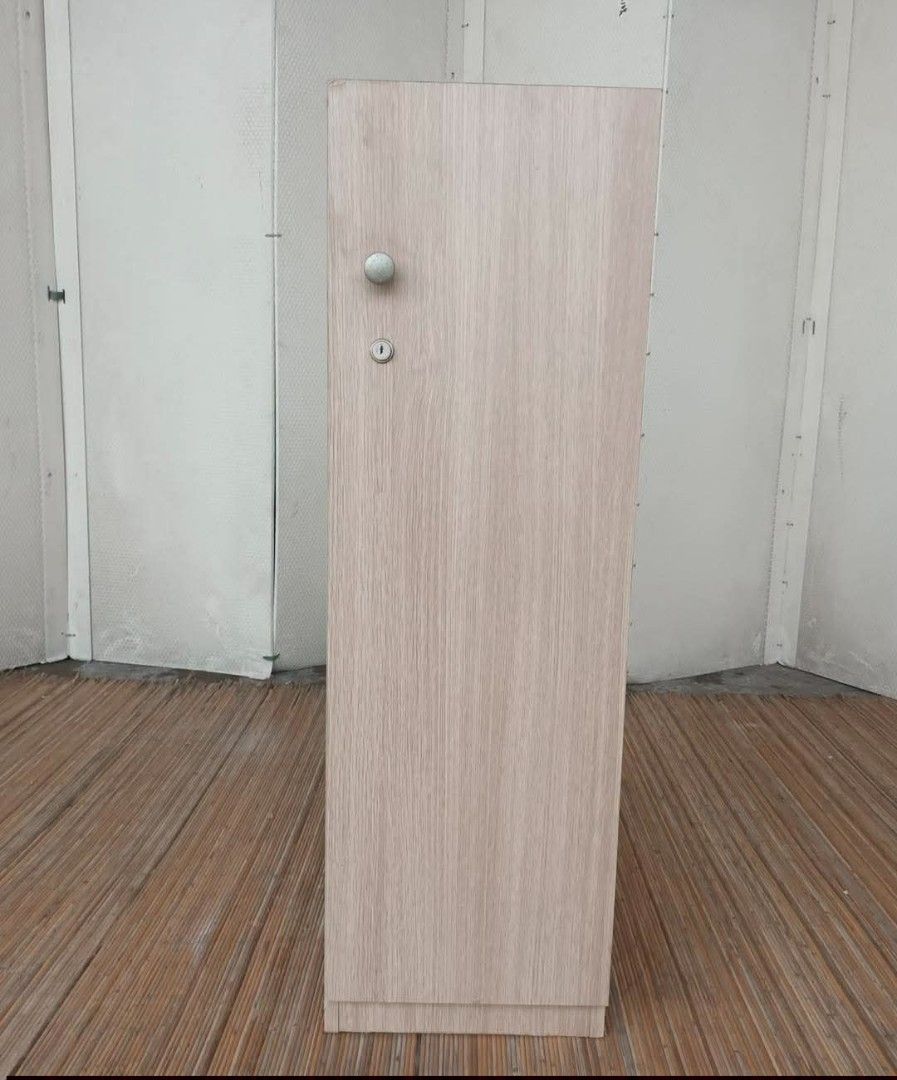 Slim Wardrobe (Category: Shelves, Cabinets & Racks) located in Meycauayan. Submitted by marygracecasimiro (Listing ID 1463935870, Image 1). Description: Compact Slim Wardrobe 3pcs Available L12 x W18 x H37.5 Price: 3,200 each🩷🧡 #highligths #followersandnonfollowers.