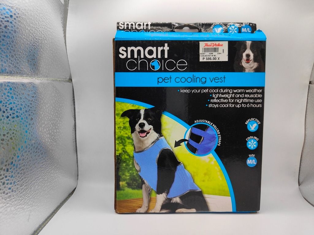 Smart Choice ( Pet Cooling Vest ) For Dog (Category: Homes & Other Pet Accessories) located in Las Pinas. Submitted by ricns (Listing ID 1463832211, Image 1). Description: Please Read The Entire Ads Before Inquiring Pakibasa Muna Ang Buong Patalastas Bago Mag Tanong Frequently Asked Questions : - HM / How Much? = 350 / 450 Pesos - LP / Last Price? = Fix - Location? = Josefina Compound, Las Pinas Price : - 350 Pesos ( XS / S ) 27cm ( Tail To Nape 