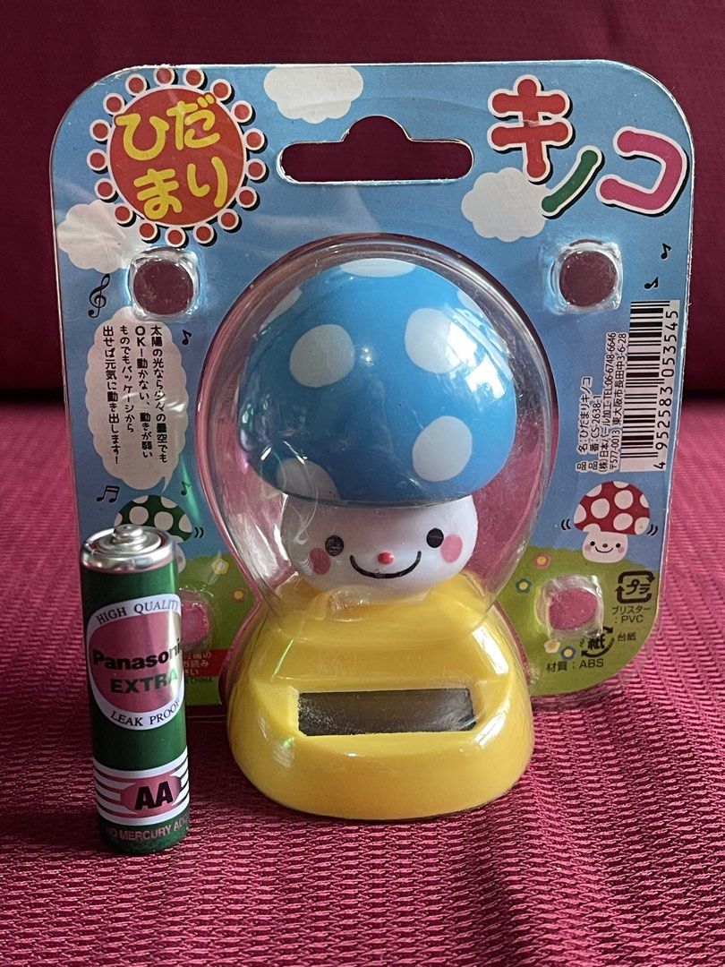 Solar powered mushroom (Category: Kids Toys) located in Manila. Submitted by dstrangerthings (Listing ID 1463920193, Image 2). Description: Can be used for cars or display.