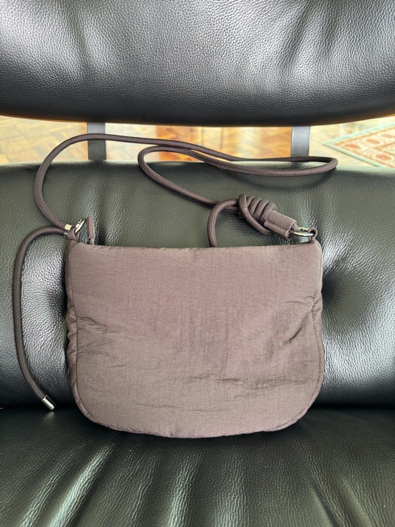 Straightforward Wanda Sling in Chestnut (Category: Cross-body Bags) located in Pasig City. Submitted by calumpagpatrise (Listing ID 1463786222, Image 3). Description: - Used only once; during my trip to Siargao - DryTech fabric - Has a magnetic clasp compartment in front + zipper in the main bag - Bought from TT Shop - With Dust Bag - Price is negotiable!! - RFS: I don’t use it anymore.
