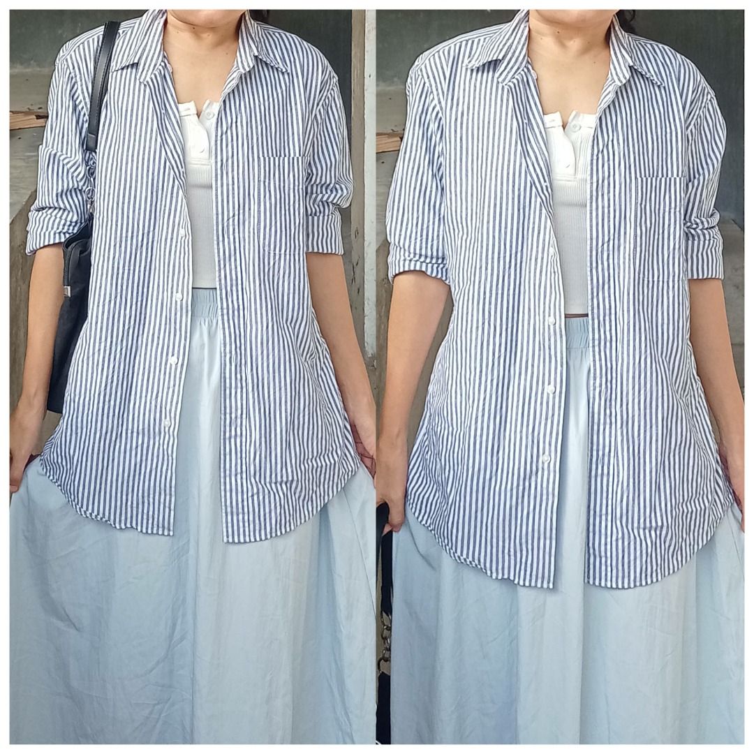 Stripe lativ trends longsleeve (Category: Others Tops) located in Davao. Submitted by irisrazona16792 (Listing ID 1463758303, Image 1). Description: medium on tag cotton good as new.