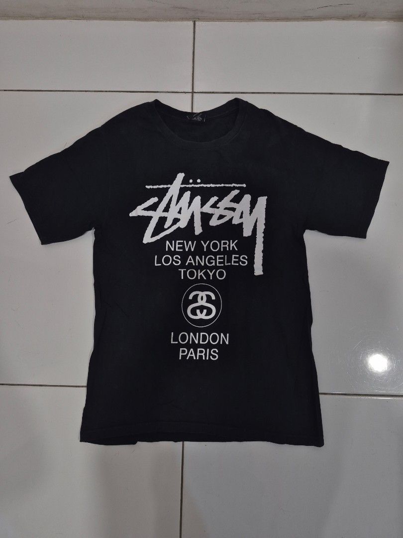 Stussy T-shirt (Category: Looking For) located in Manila. Submitted by ramruales38984 (Listing ID 1463769770, Image 1). Description: Stussy Legit Dimes: 19 x 26 Color rate: 8/10 Need wash Pm me lang!.