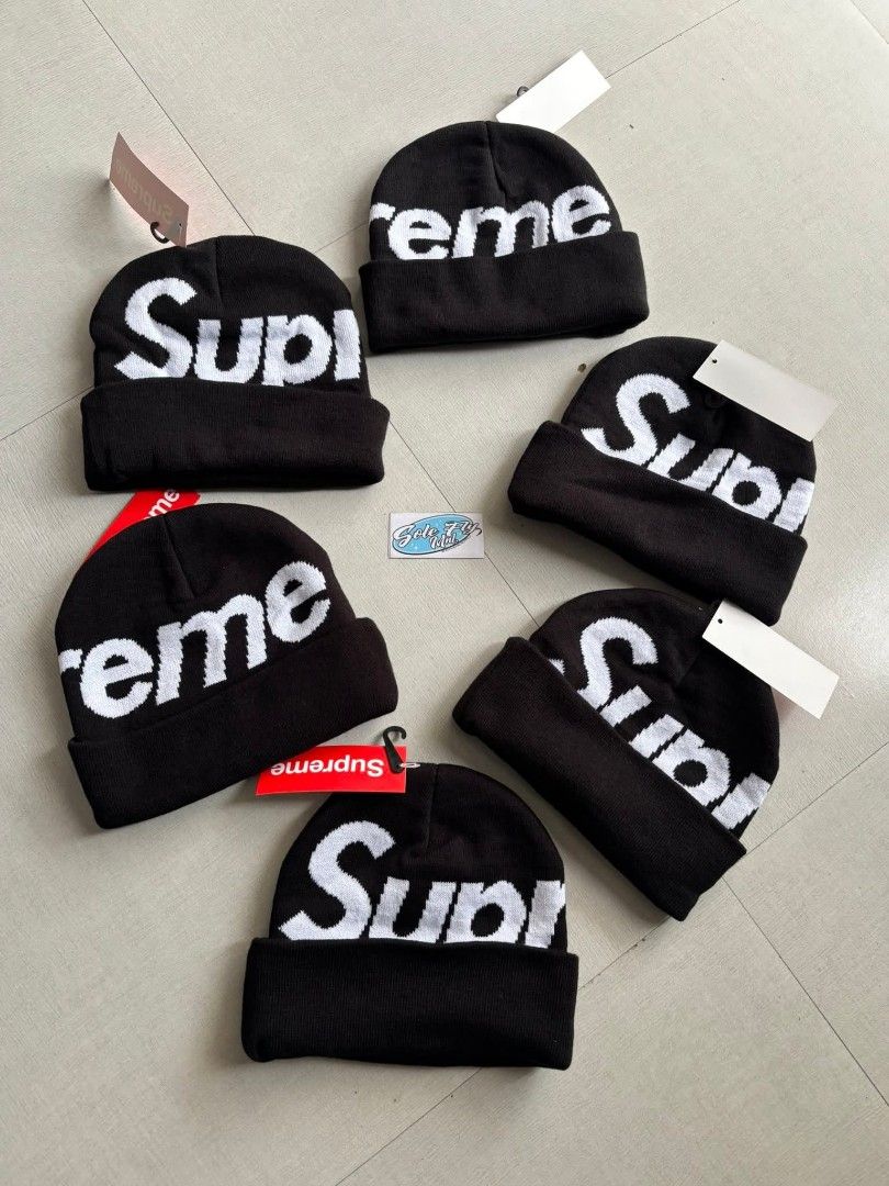 Supreme Beanies - Black, Red, Pink (Category: Caps & Hats) located in Manila. Submitted by solefly_mnl.26 (Listing ID 1463820240, Image 1). Description: SUPREME Intarsia beanie bnew OSFA 699+sf LIMITED STOCKS ONLY actual pic posted!!! onhand ready to lalamove/ship via jrs novaliches qc area dm us for orders📩 fb page: solefly mnl v2.