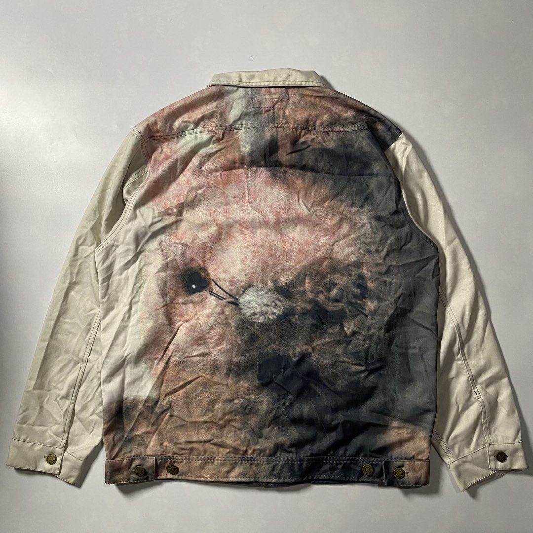 Supreme x Mike Kelly Denim Jacket (Category: Coats, Jackets and Outerwear) located in Batad. Submitted by .dresshttps (Listing ID 1463783574, Image 2). Description: Width: 23 Length: 28 Like new No flaws.