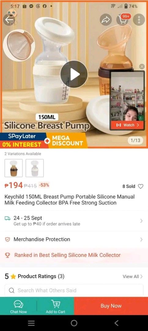 TAKE ALL 800 (Category: Breastfeeding & Bottle Feeding) located in Caloocan City. Submitted by sweetlulu0613 (Listing ID 1463923611, Image 2). Description: BAONEO PUMP MILK CATCHER BREAST SHELL CATCHER HOME GALLERY 1.3l pitcher.