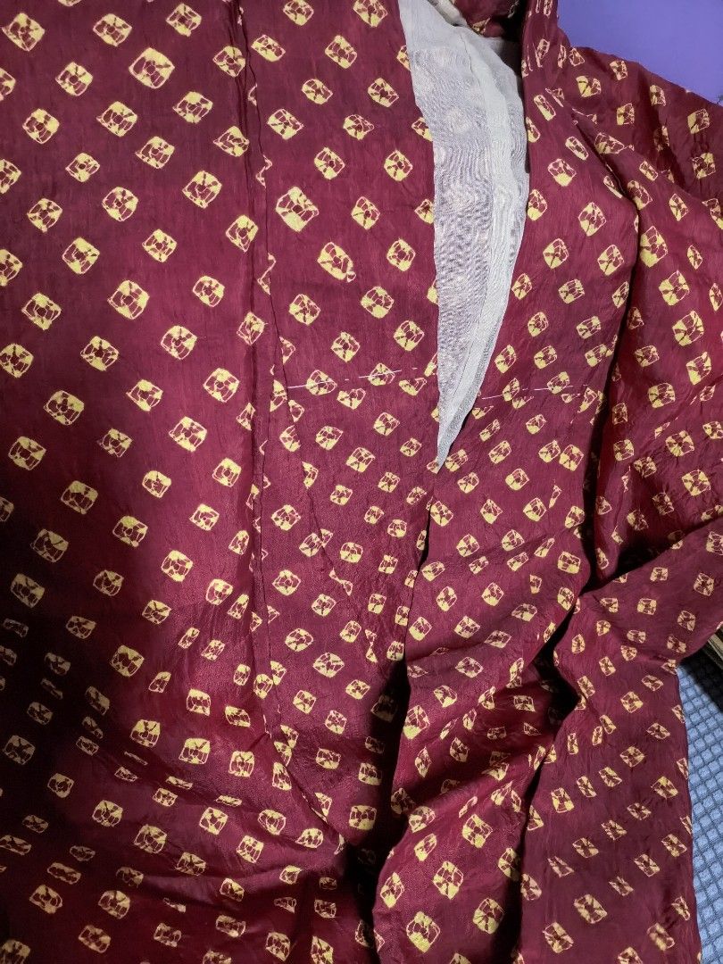 Take ALL Japanese Kimono Fabric - Various Patterns (Category: Dresses) located in Rizal. Submitted by gkstcenit (Listing ID 1463893308, Image 2). Description: - Assorted Japanese kimono fabrics - Features beautiful floral, geometric, and striped patterns - Vibrant colors: green, maroon, pink, and purple - Ideal for crafting, sewing projects, and unique home decor - Showcases traditional Japanese artistry - Fabrics are neatly folded - Message me f