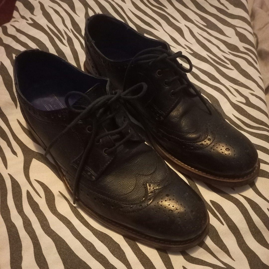 Ted Baker Cassiuss 3 Leather Brogue Shoes (Category: Dress Shoes) located in Imus. Submitted by mj.trinidad (Listing ID 1463910057, Image 1). Description: 1700. Size - EU 42 / UK 8 / US 9 Condition is already in the pics. Please check it all. Ted Baker London Cassiuss 3 Shoes - Features textured leather finish and traditional brogue detailing. - Lace-up front for a secure fit. - Versatile for both smart casual and formal occasions. No original bo
