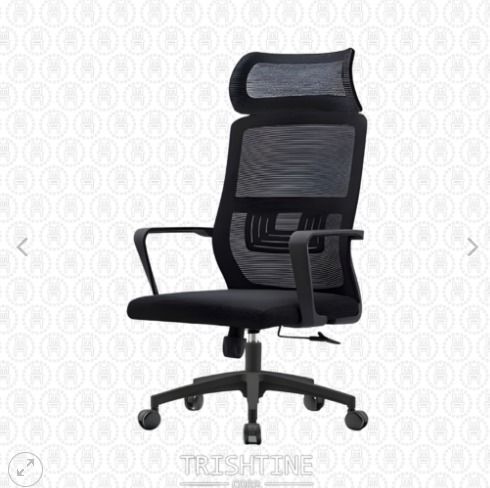 TEX-258 | Mesh High Back Executive Chair with Headrest (Category: Office Furniture & Fixtures) located in Caloocan City. Submitted by jimkirt.tristine.ph (Listing ID 1463818752, Image 1). Description: Materials & Features: head support nylon star base lumbar waist support gas lift for height adjustment caster wheels Colors: black DISCLAIMER: PRICE IS FOR POSTING PURPOSES ONLY.