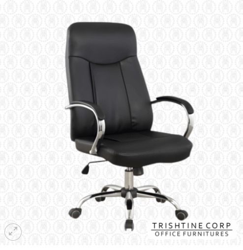TEX-260 | Executive Leatherette Chair (Category: Office Furniture & Fixtures) located in Caloocan City. Submitted by jimkirt.tristine.ph (Listing ID 1463817778, Image 1). Description: 360° swivel Gas lift for height adjustment Chrome Starbase Colors: Black DISCLAIMER: PRICE IS FOR POSTING PURPOSES ONLY.