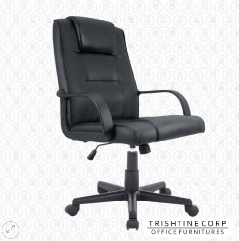 TEX-273 | Midback Executive Leatherette Chair (Category: Office Furniture & Fixtures) located in Caloocan City. Submitted by jimkirt.tristine.ph (Listing ID 1463813910, Image 1). Description: 60° swivel Gas lift for height adjustment Nylon Starbase Colors: Black DISCLAIMER: PRICE IS FOR POSTING PURPOSES ONLY.