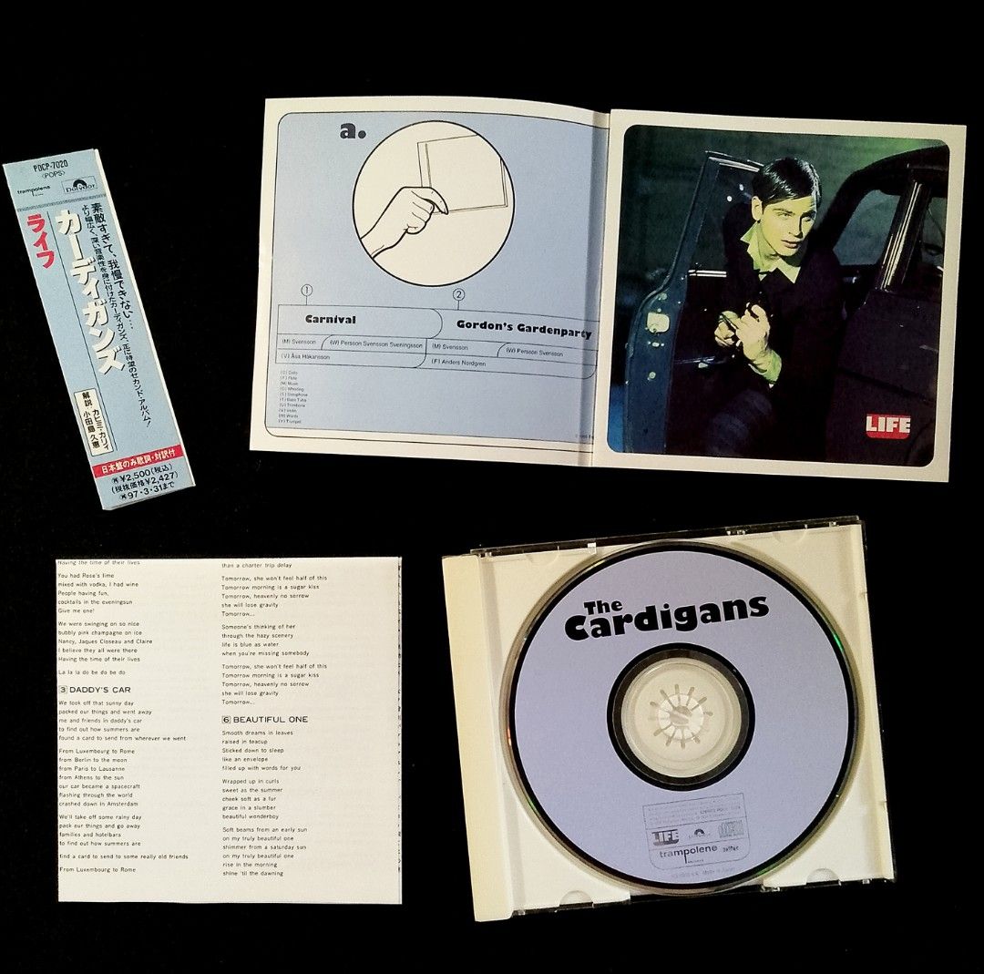 The Cardigans - Life (1995) Japan Press (Category: CDs & DVDs) located in Manila. Submitted by musicsectionph (Listing ID 1463922693, Image 2). Description: ‎FOR SALE: ‎The Cardigans' explosive 1995 indie pop masterpiece "Life" flagship release! ‎ ‎ABOUT THIS ALBUM: ‎This is the legendary Swedish pop band's massive second studio triumph, produced by Tore Johansson. It features their signature brilliant blend of sunny, lounge-inspired melodies, 19