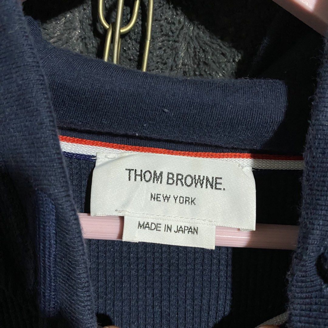 Thom Browne Zip Up Hoodie (Category: Hoodies) located in Cebu City. Submitted by kklez (Listing ID 1463859950, Image 2). Description: - Riri Underzip - 25 x 27 - Excellent Condition - Off/Legit - 9.5/10 color rate.