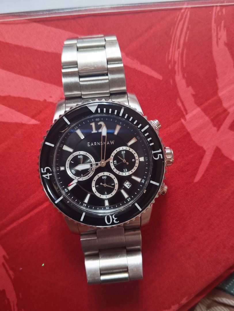 Thomas Earnshaw Duncan Chronograph (ES-8132) (Category: Men's Watches) located in Caloocan City. Submitted by valerievaldez89 (Listing ID 1463748151, Image 2). Description: Thomas Earnshaw Duncan Chronograph (ES-8132) .