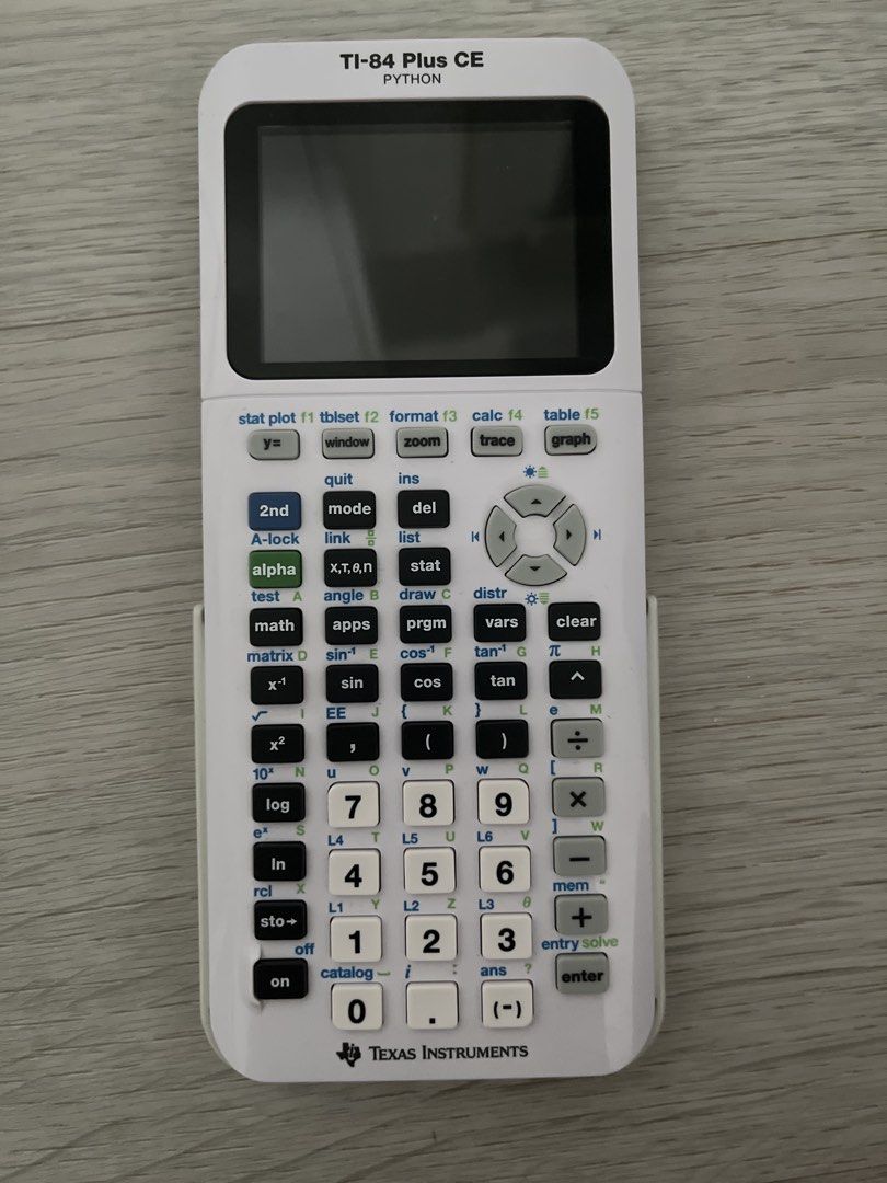 TI-84 Plus CE Python Calculator (Category: Stationery & School Supplies) located in Singapore. Submitted by pilot1568 (Listing ID 1449454894, Image 1). Description: .