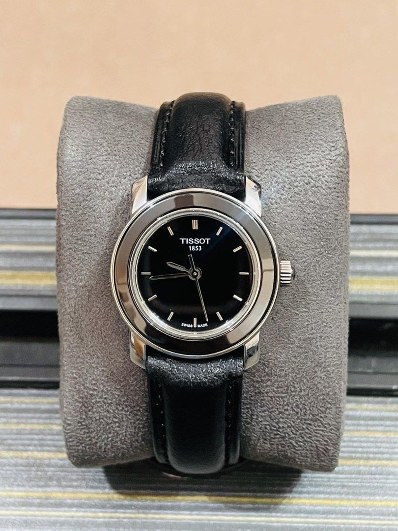 Tissot Cera Ladies (Category: Women's Watches) located in Paranaque City. Submitted by robertsoon.08 (Listing ID 1463908349, Image 2). Description: Tissot Cera Ladies Swiss Quartz Movement 28mm case size Leather bracelet aftermarket Orig metal strap fits 5.5” small wrist only no extra Good running condition Preloved used watch Authentic/Original Watch only!! with provided box ordinary.
